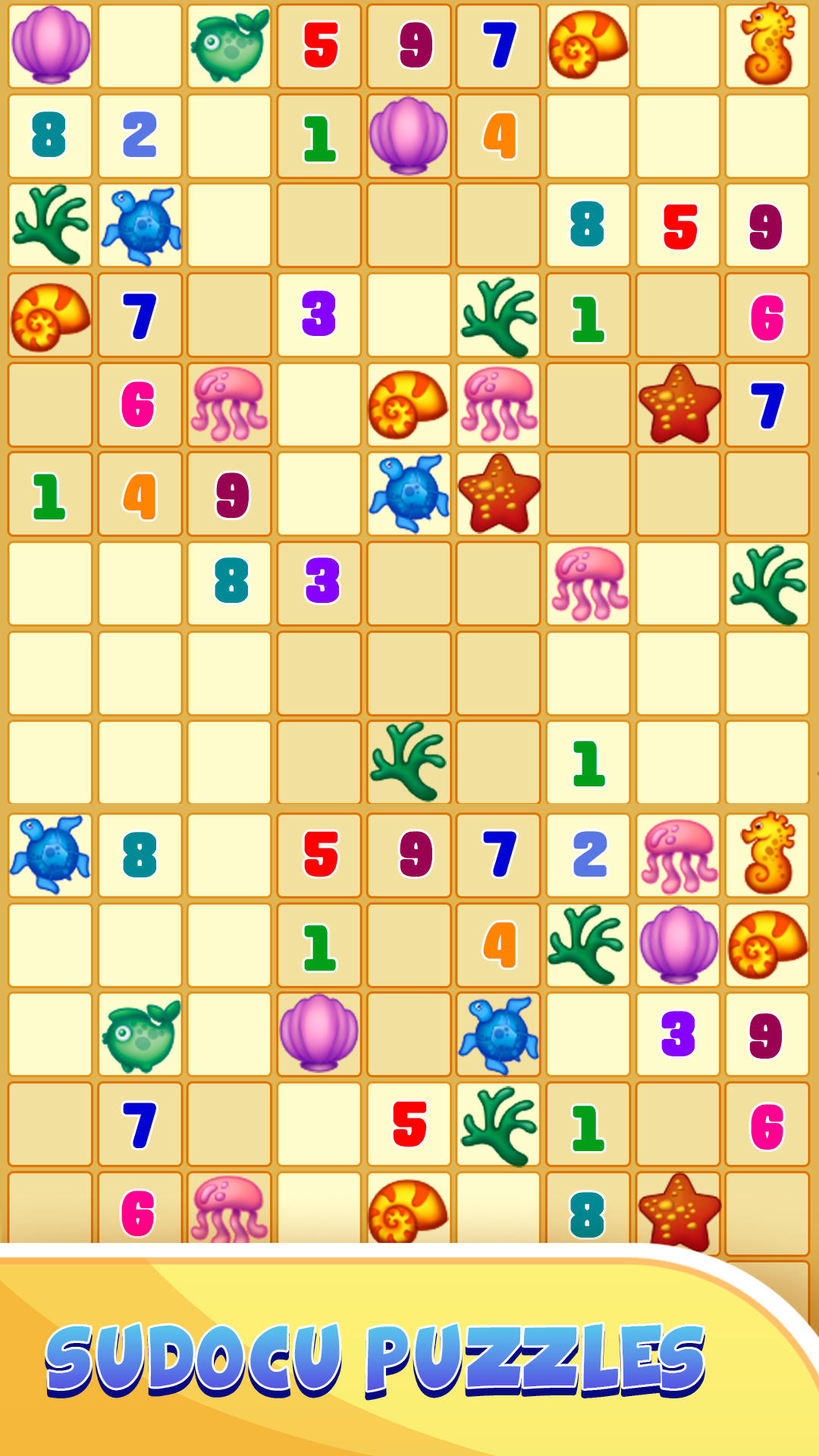 Seadoku: Ocean Puzzles 遊戲截圖
