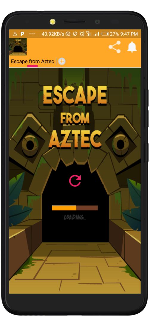 Escape from Aztec 게임 스크린 샷