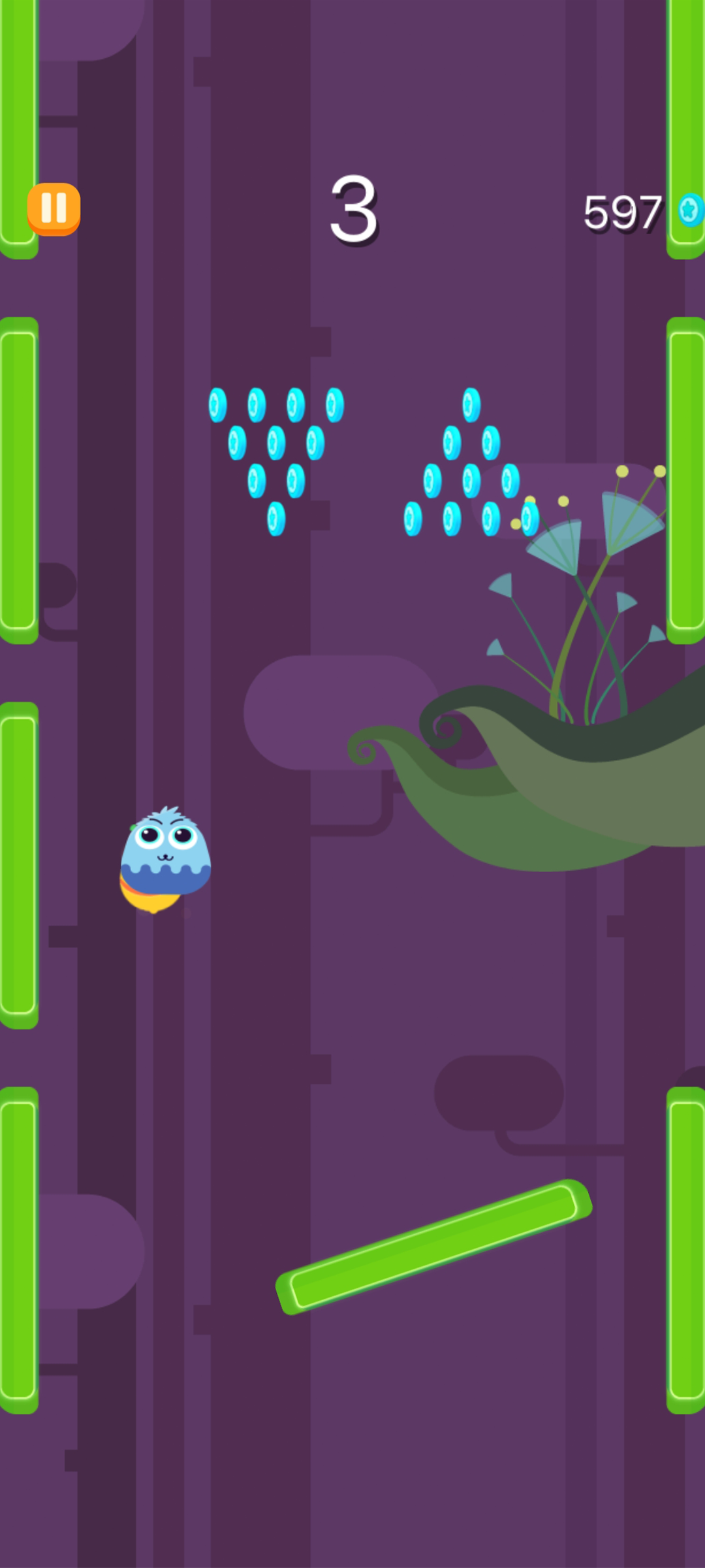 Genie Jump ゲームのスクリーンショット