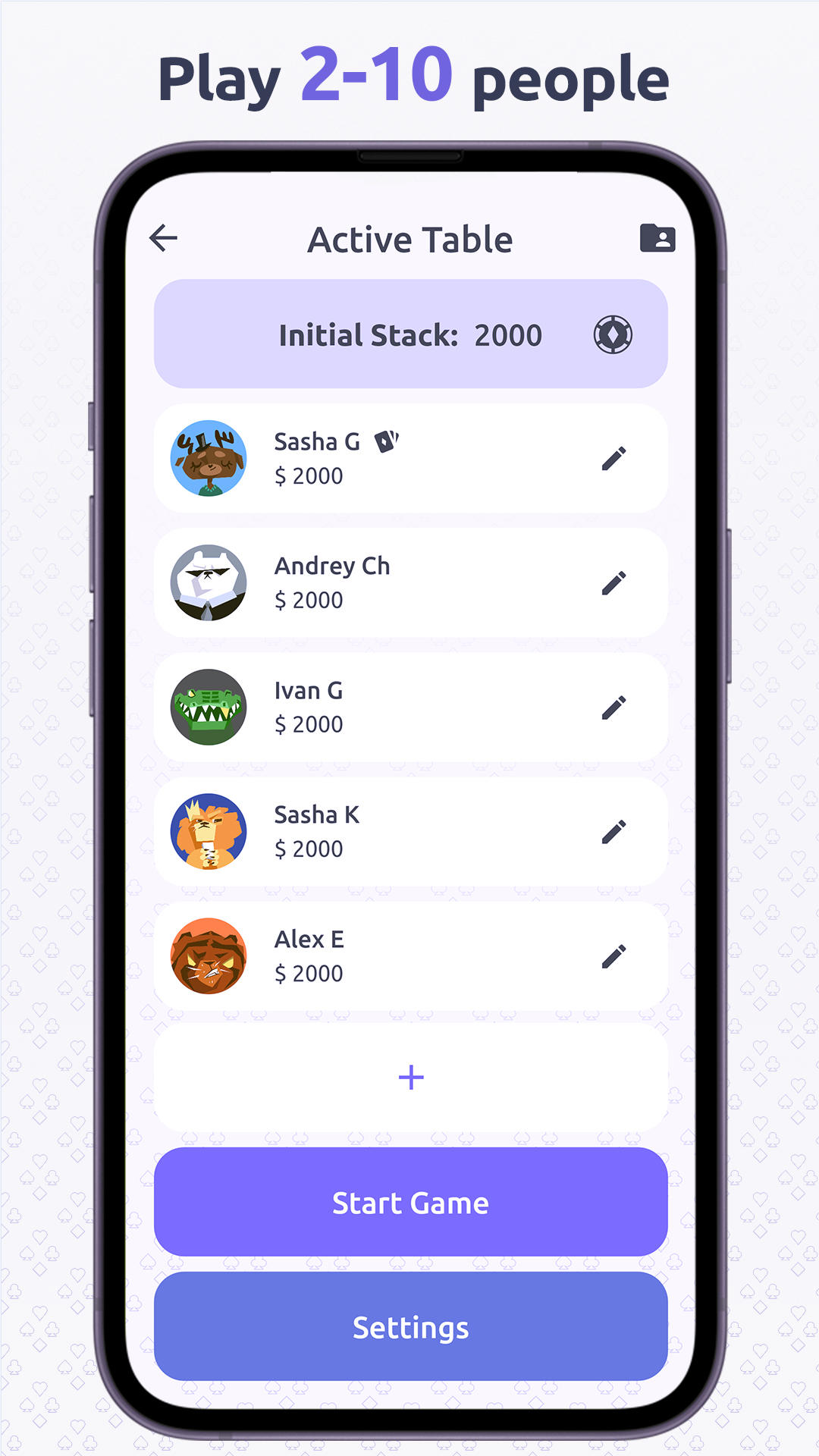 Pocket Chips poker counter android iOSTapTap
