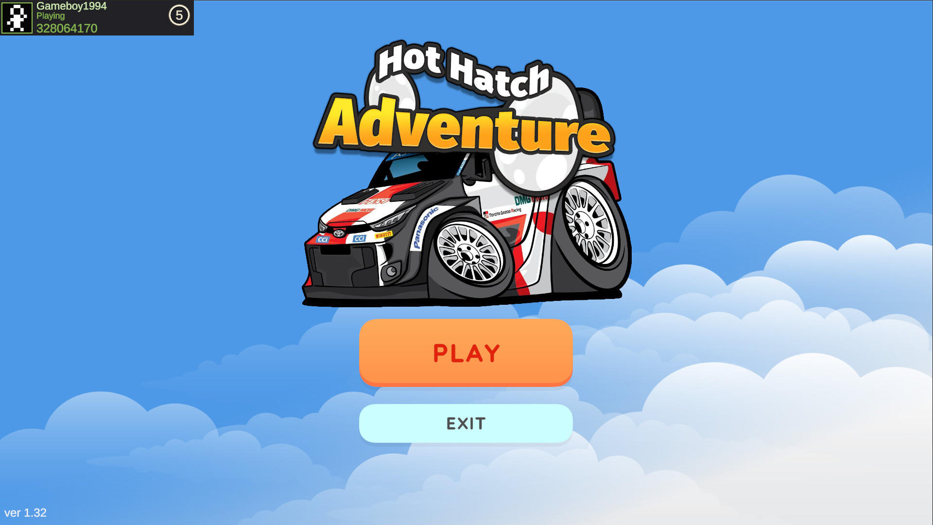 Hot Hatch Adventure ゲームのスクリーンショット