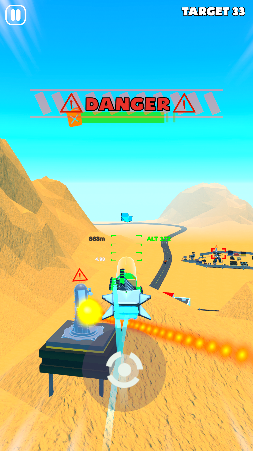 Cruise Missile: War Simulator Game Screenshot