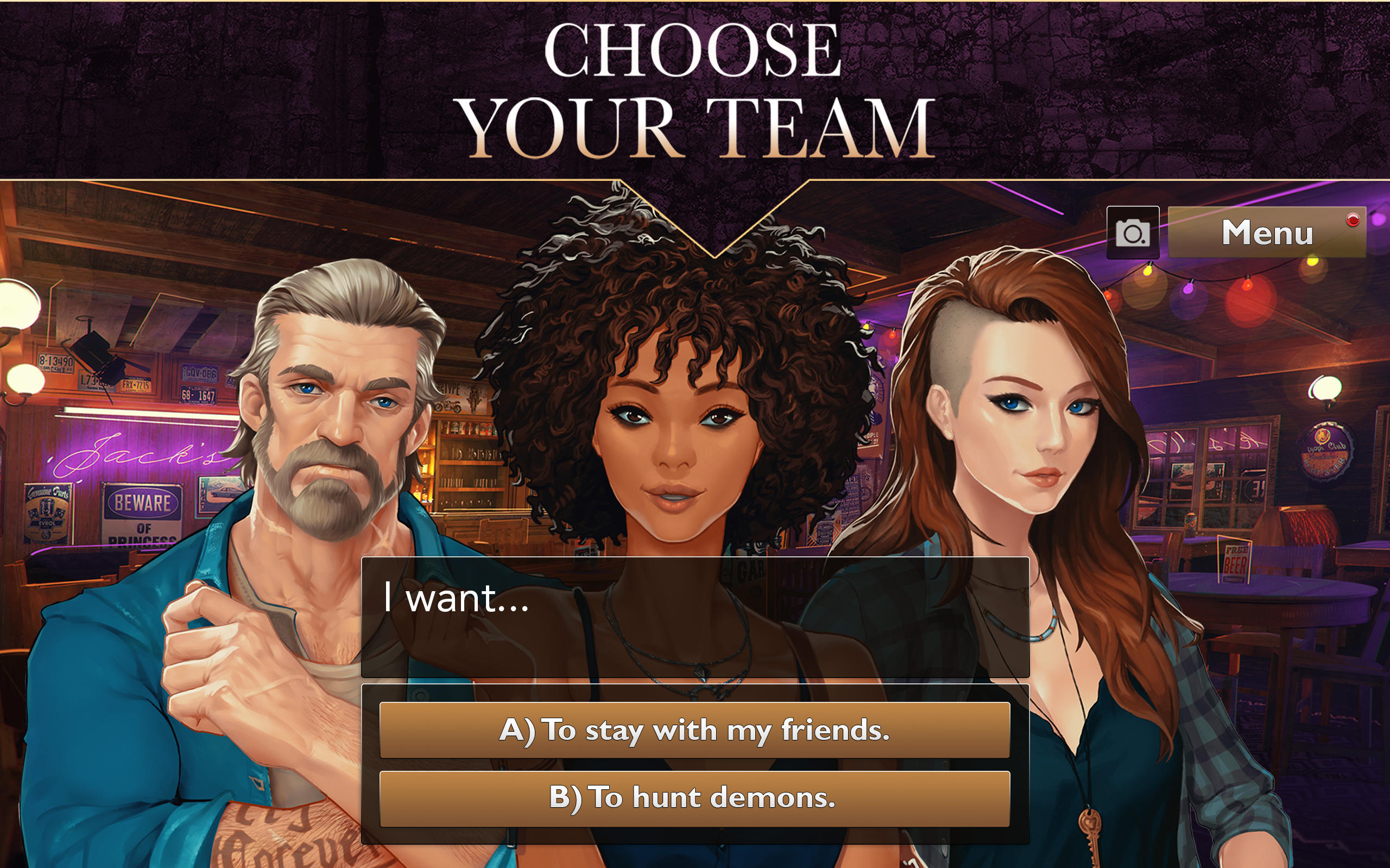 Is It Love? FallenRoad - story Game Screenshot