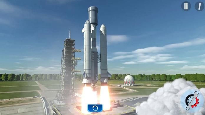 Spaceship Rocket Simulator Game Screenshot