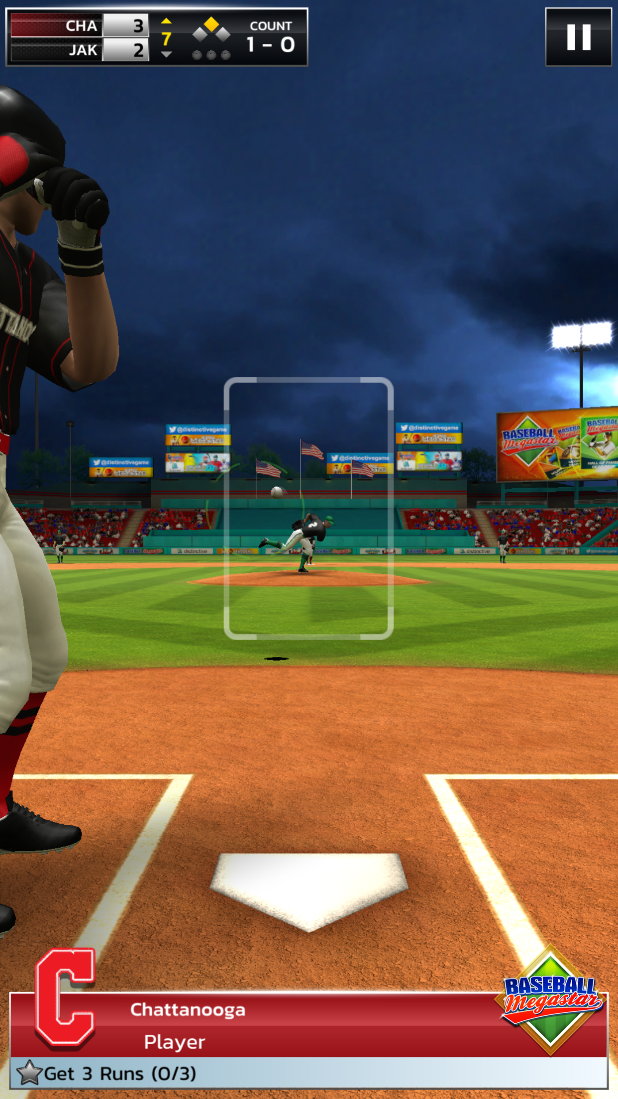 Baseball Megastar Game Screenshot