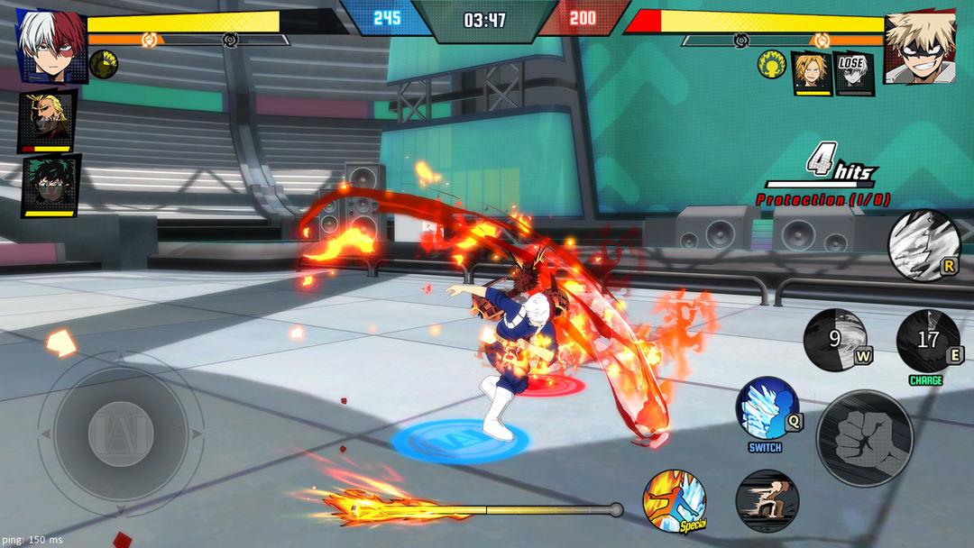 My hero academia：tsh-sea screenshot game