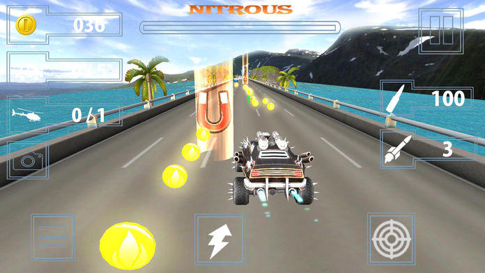 Screenshot 1 of muerte moto furiosa carrera de autos 