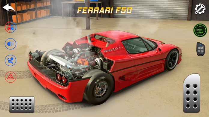 Screenshot of Car Sound Engine Simulator