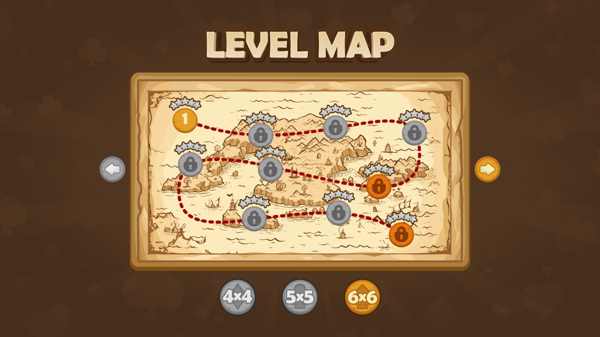 Vua Card Cross Game Screenshot