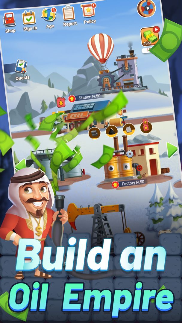 Idle Oil Capitalist screenshot game