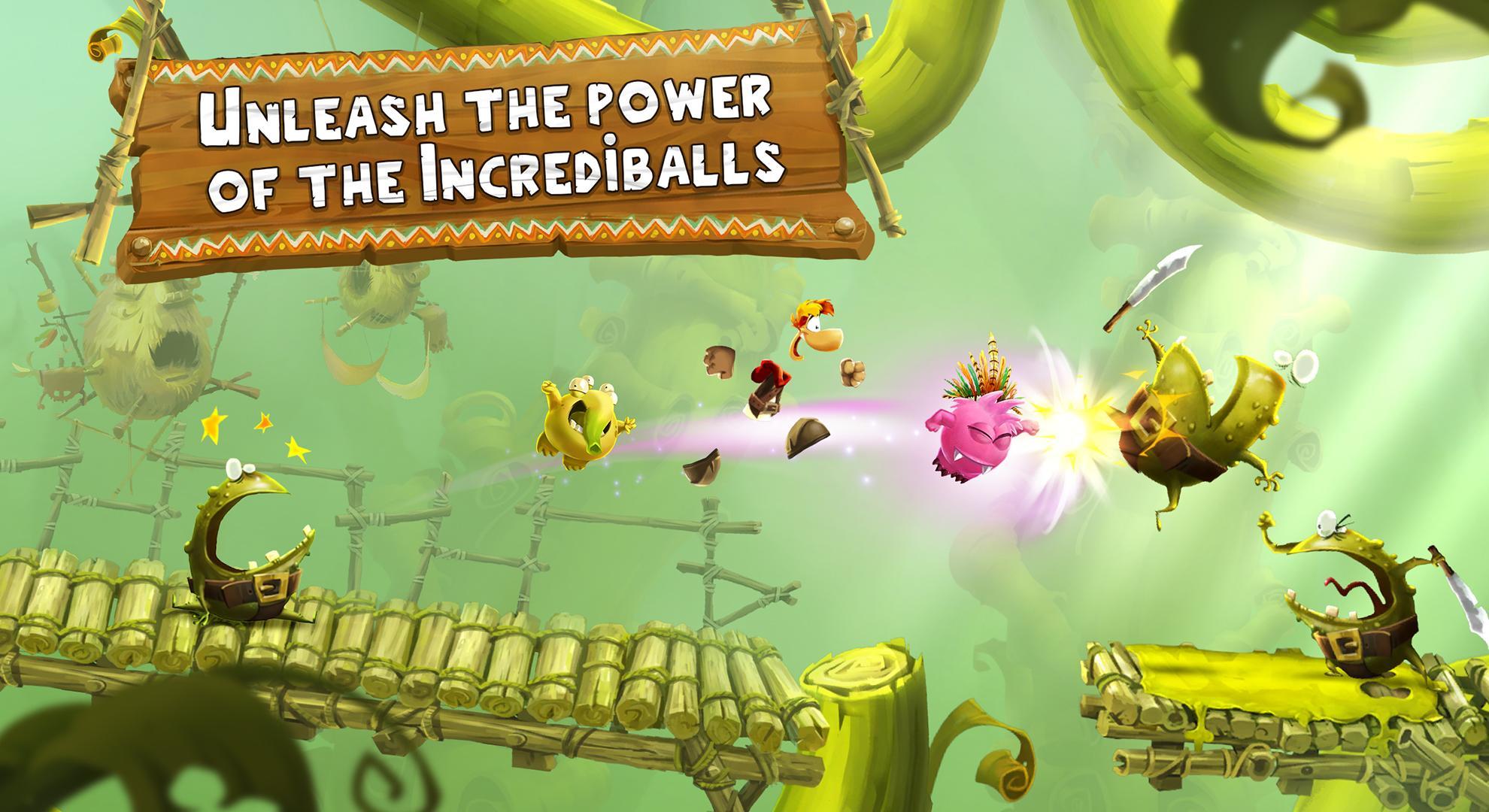 Cuplikan Layar Game Rayman Adventures