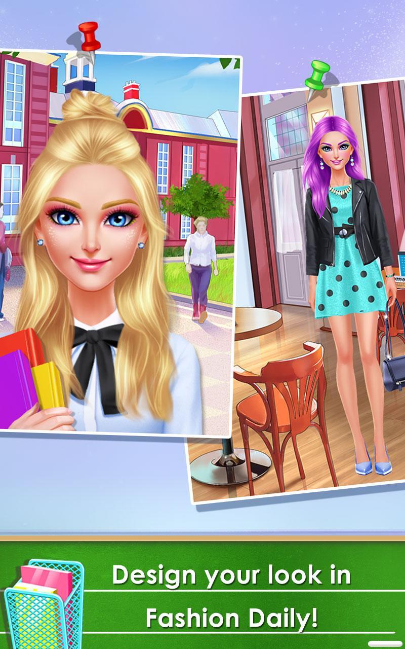 Fashion Daily - Back to School Game Screenshot