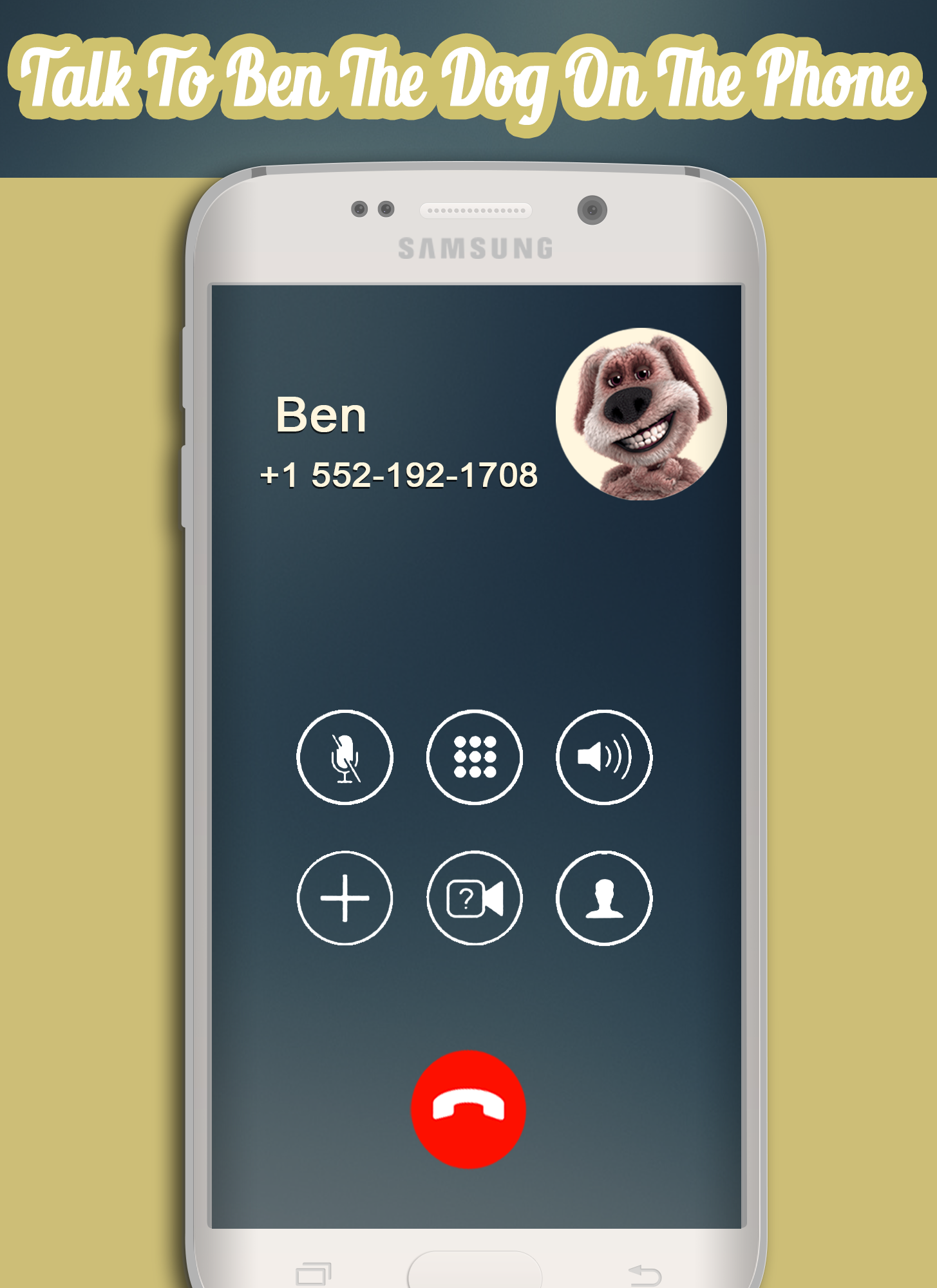 Call From Talking Ben Dog Game Screenshot