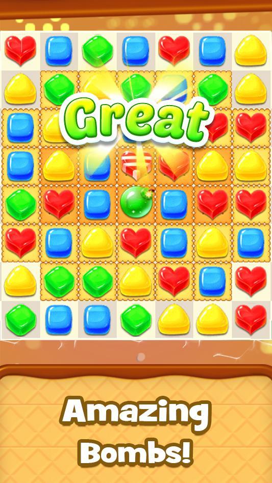 Cookie Smash Free New Match 3 Game | Swap Candy 게임 스크린 샷
