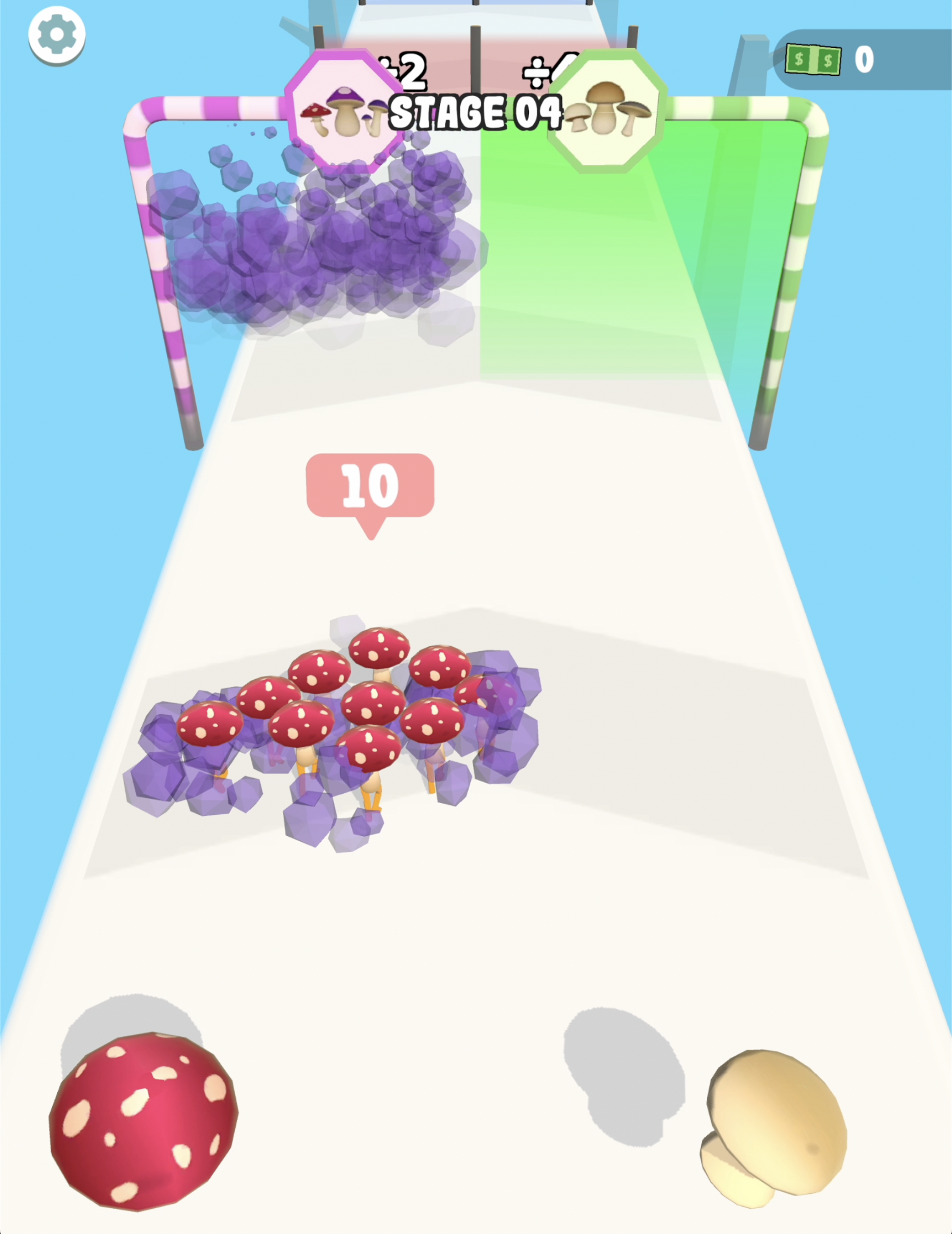 Mush Run! ゲームのスクリーンショット