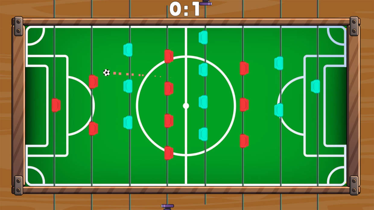 Screenshot of Foosball League Cup: Arcade Table Football Simulator