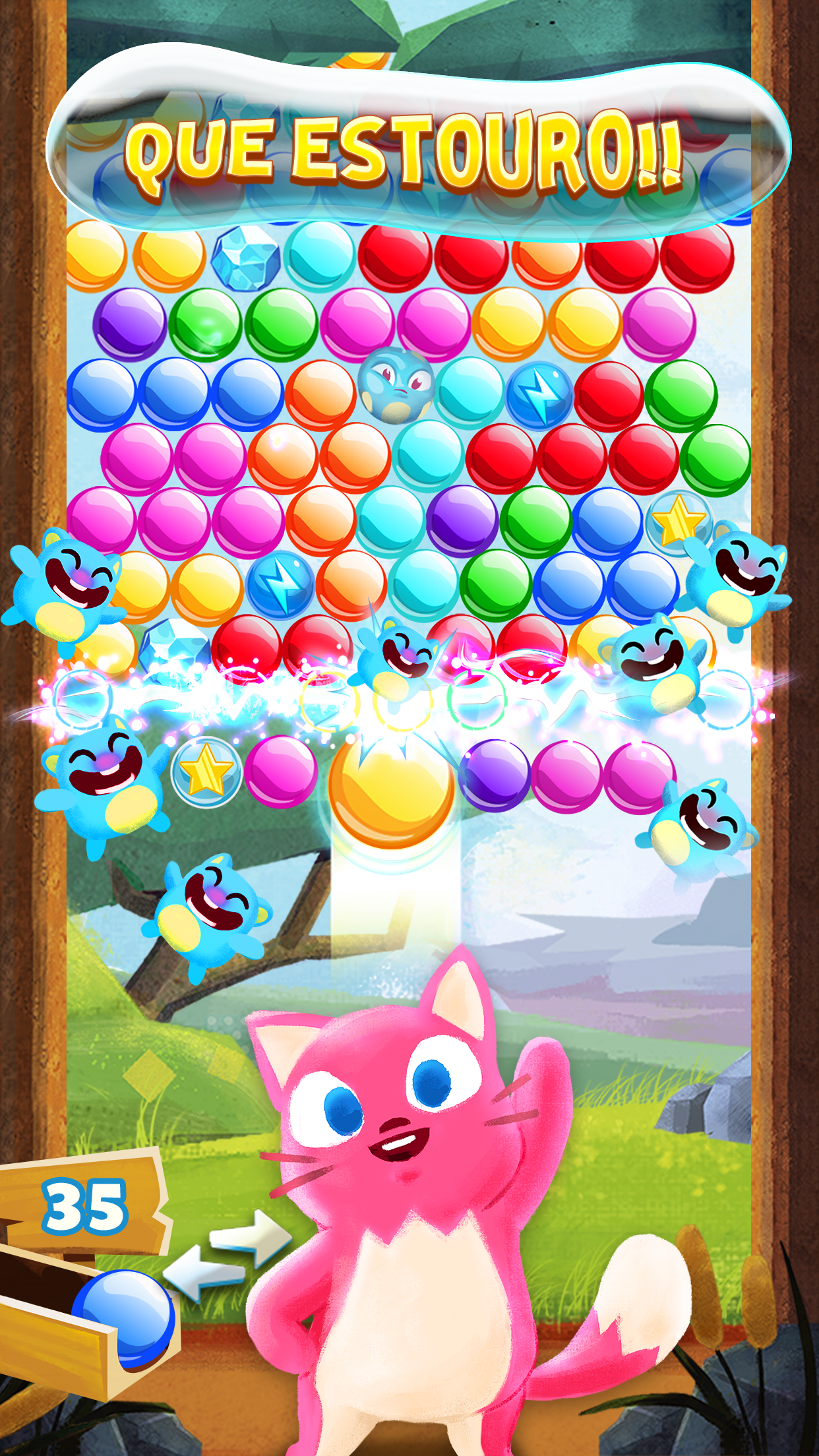 Captura de Tela do Jogo Bubble Mania: Halloween
