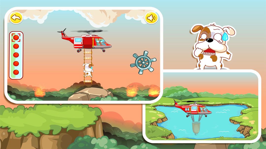 Little Panda Fireman screenshot game