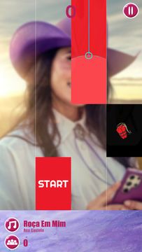 Ana Castela Music Tiles Piano Game Screenshot