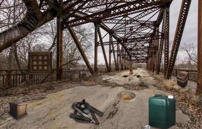 Escape Puzzle: Abandoned Bridge Game Screenshot