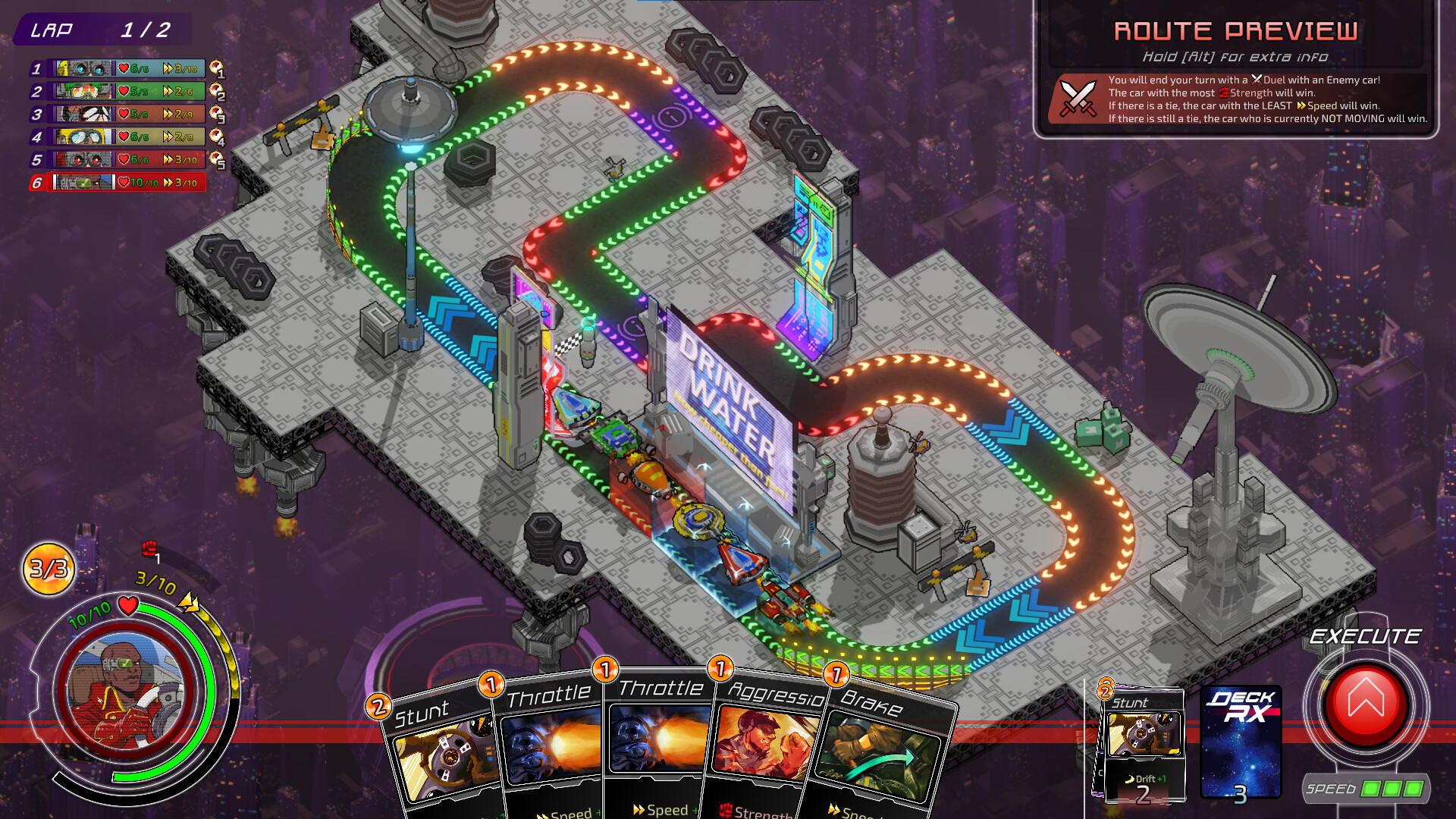 Screenshot 1 of Deck RX: The Deckbuilding Racing Game 