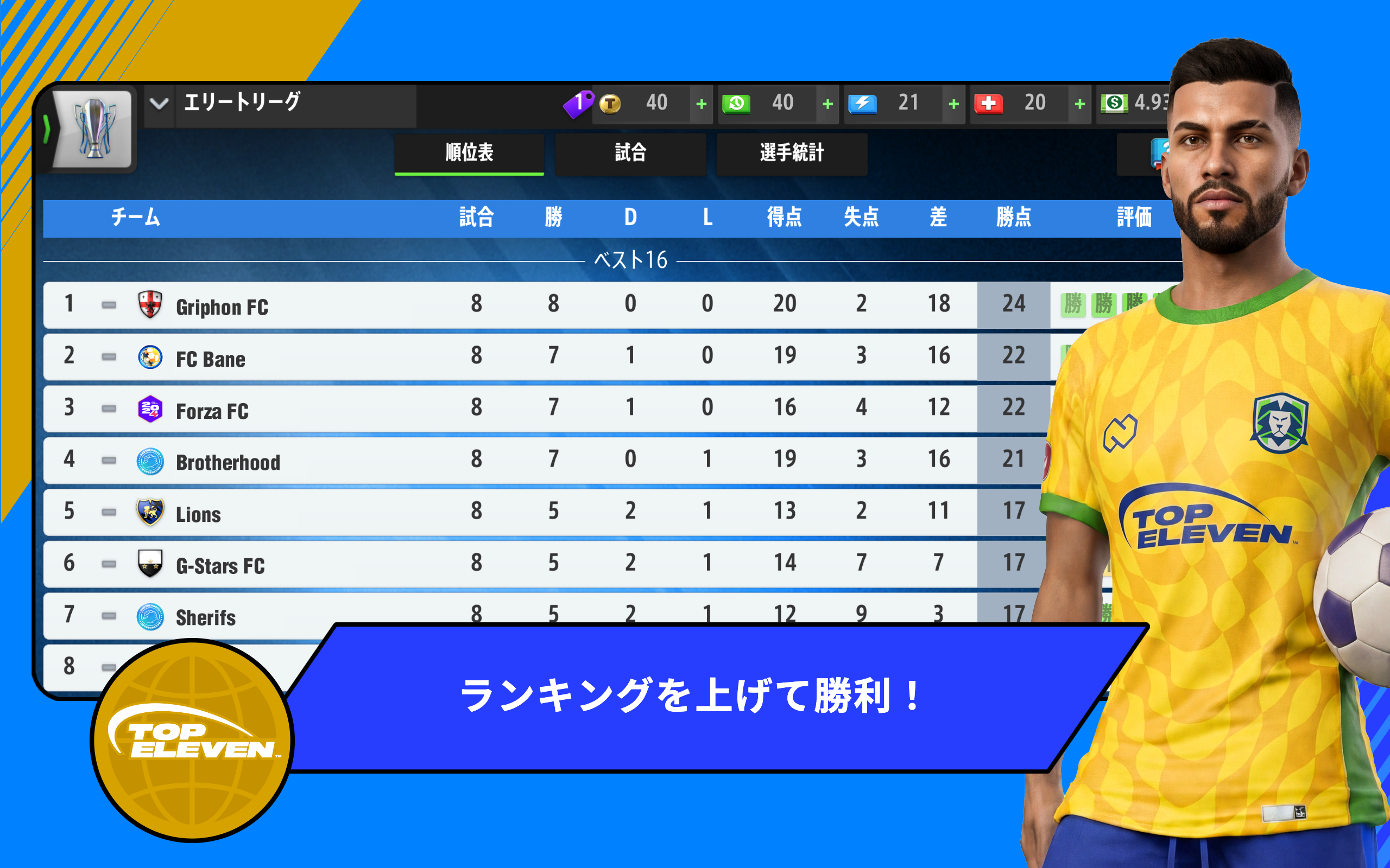 Top Eleven: サッカー マネージャー ゲーム ゲームのスクリーンショット