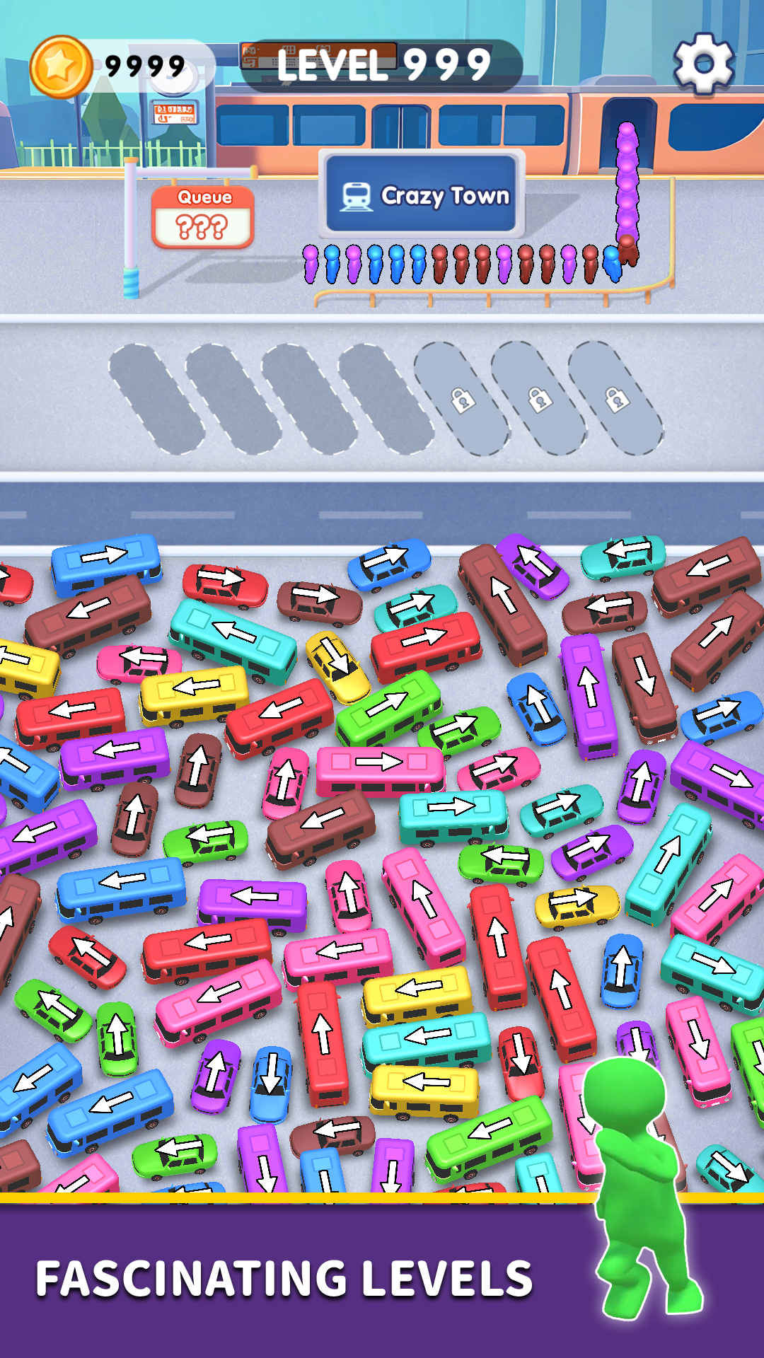 Station Jam Escape: Color Sort ภาพหน้าจอเกม