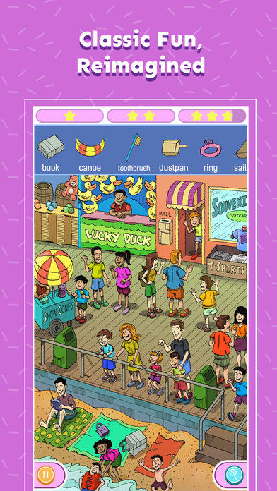 Hidden Pictures Puzzles Game Screenshot