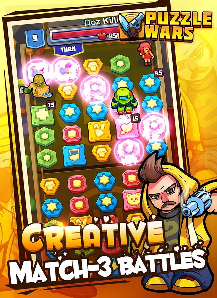 Puzzle Wars: Match 3 Battles Game Screenshot