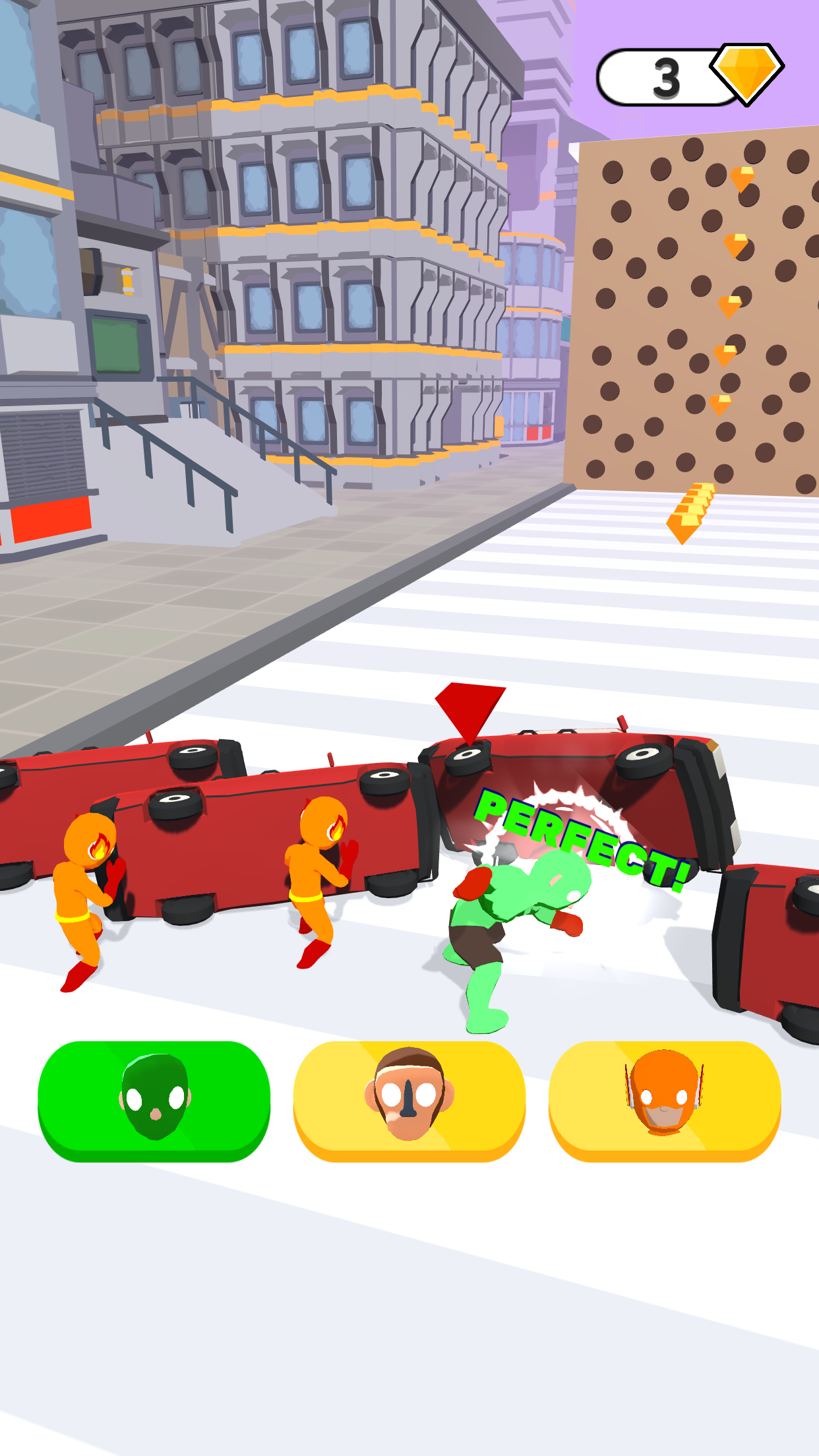 Super Hero Run 3D ภาพหน้าจอเกม