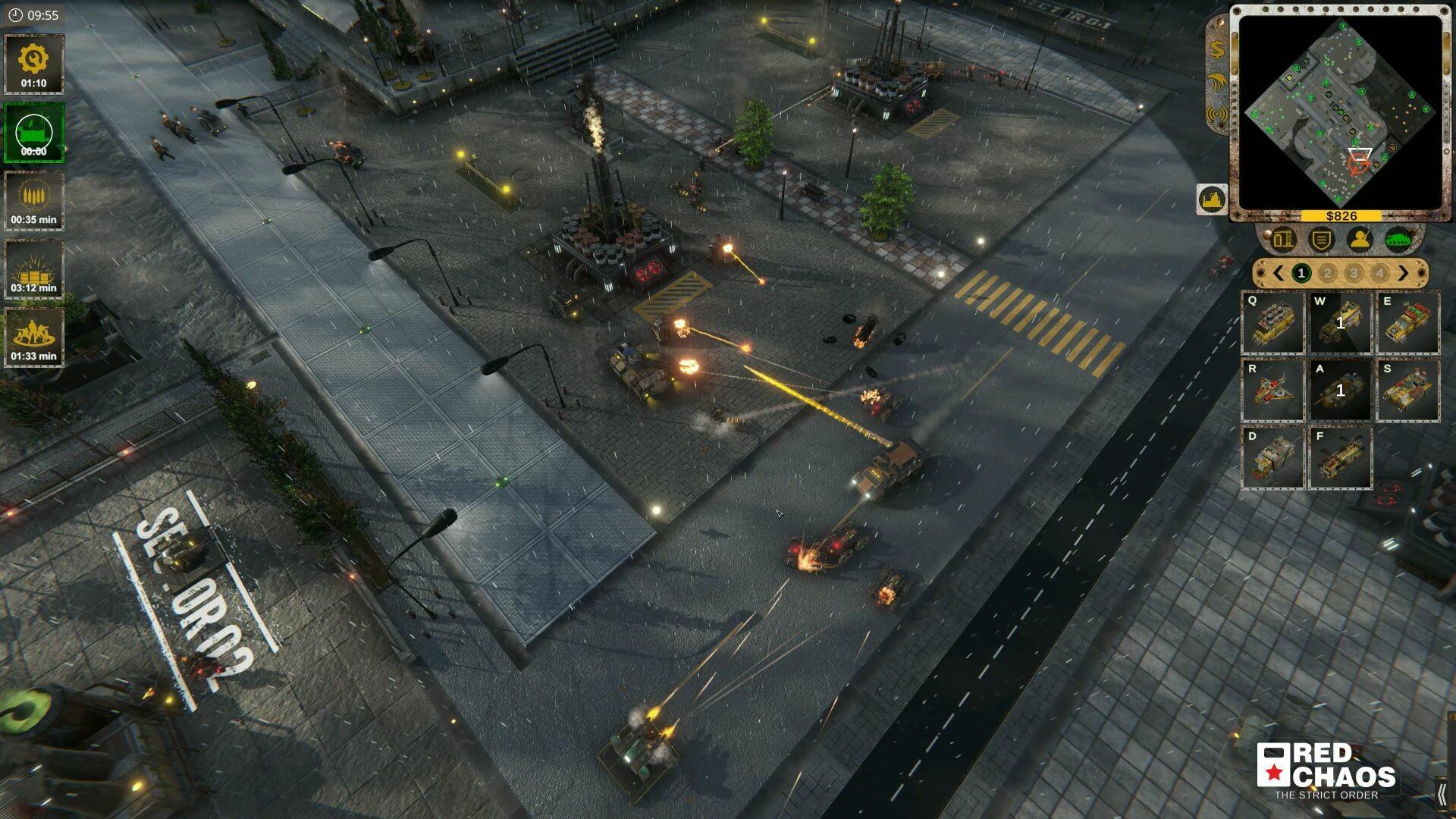 Red Chaos - The Strict Order Game Screenshot