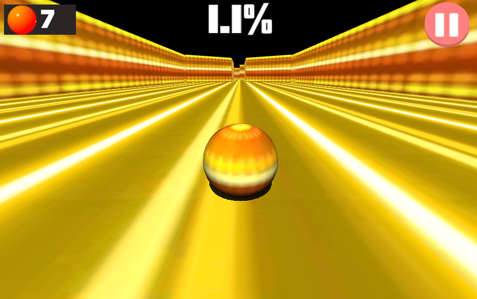 Screenshot of The Unbeatable Ball Rolling : Sky Roll