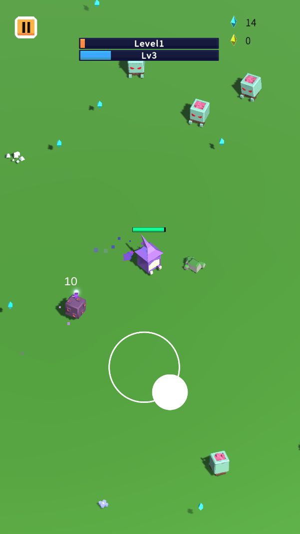 Screenshot of CubeHero