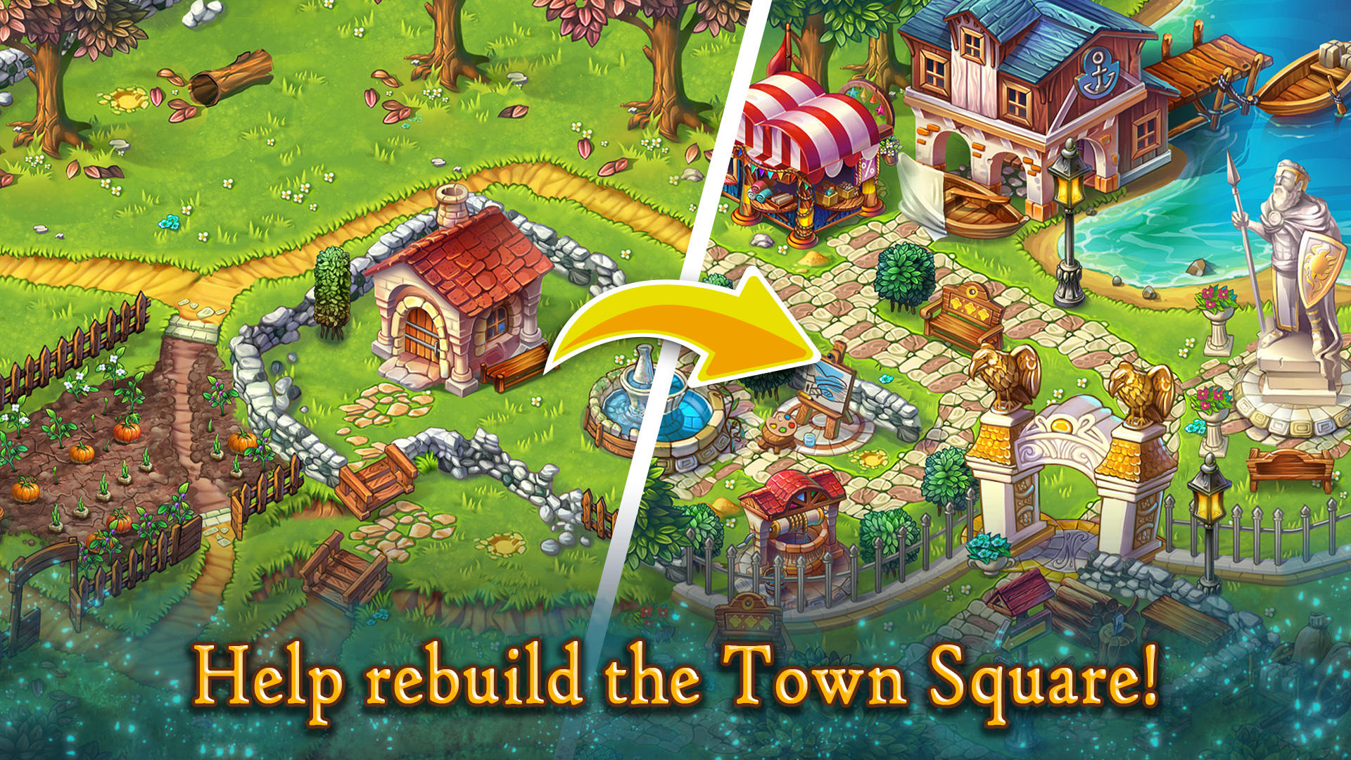 Runefall: Match 3 Quest Games Game Screenshot