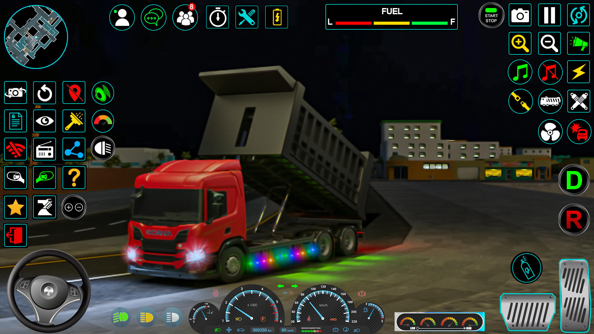 Cuplikan Layar Game Car Transport Truck Driver 3D