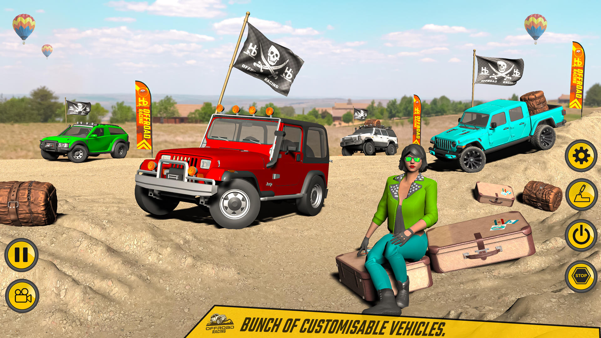 Mud Truck Racing Games Game Screenshot