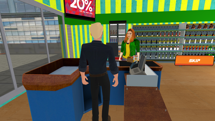 Super House Wife Shopping Sim ゲームのスクリーンショット