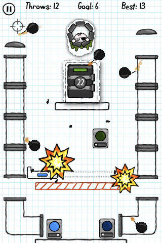 Doodle Bomb Game Screenshot