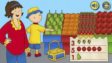 A Day with Caillou Game Screenshot