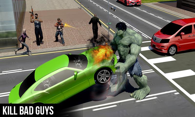 Superhero Monster Grand City Battle Game Screenshot