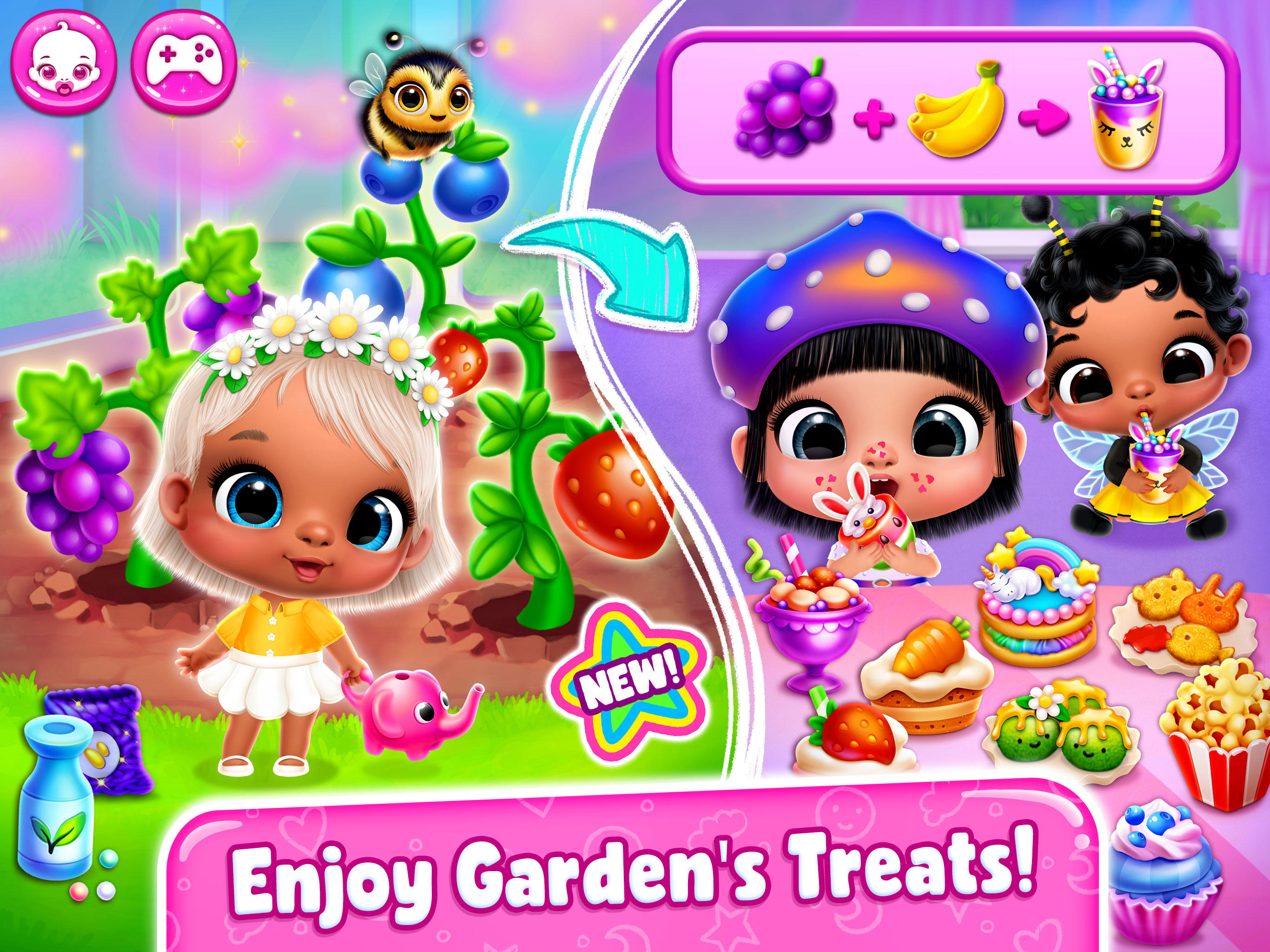 Giggle Babies - Toddler Care Game Screenshot