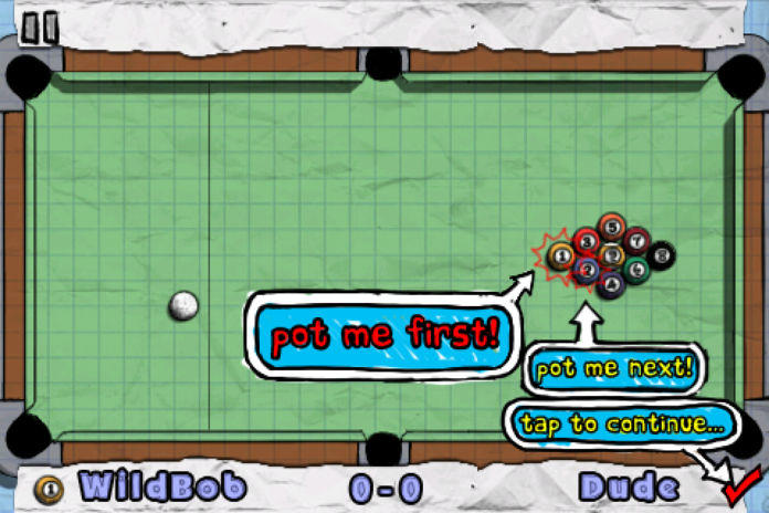 Doodle Pool Game Screenshot