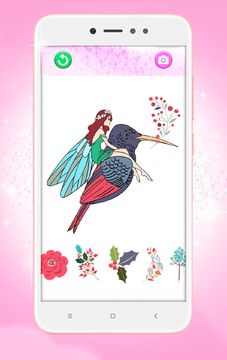 Fairy Coloring Pages Game Screenshot