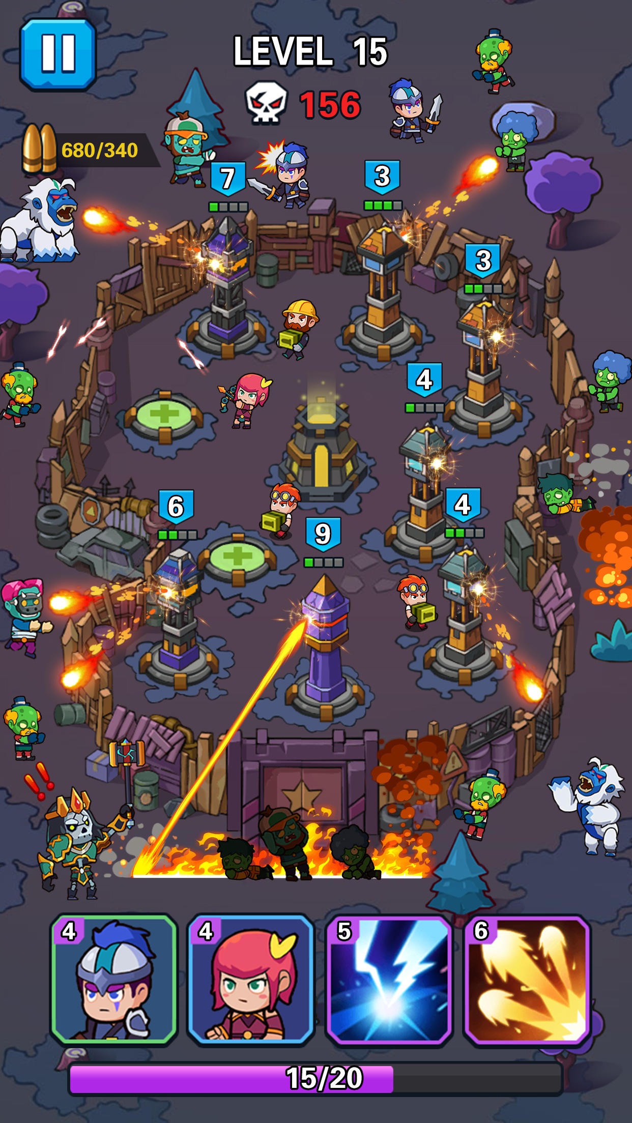 Turret Warfare Game Screenshot