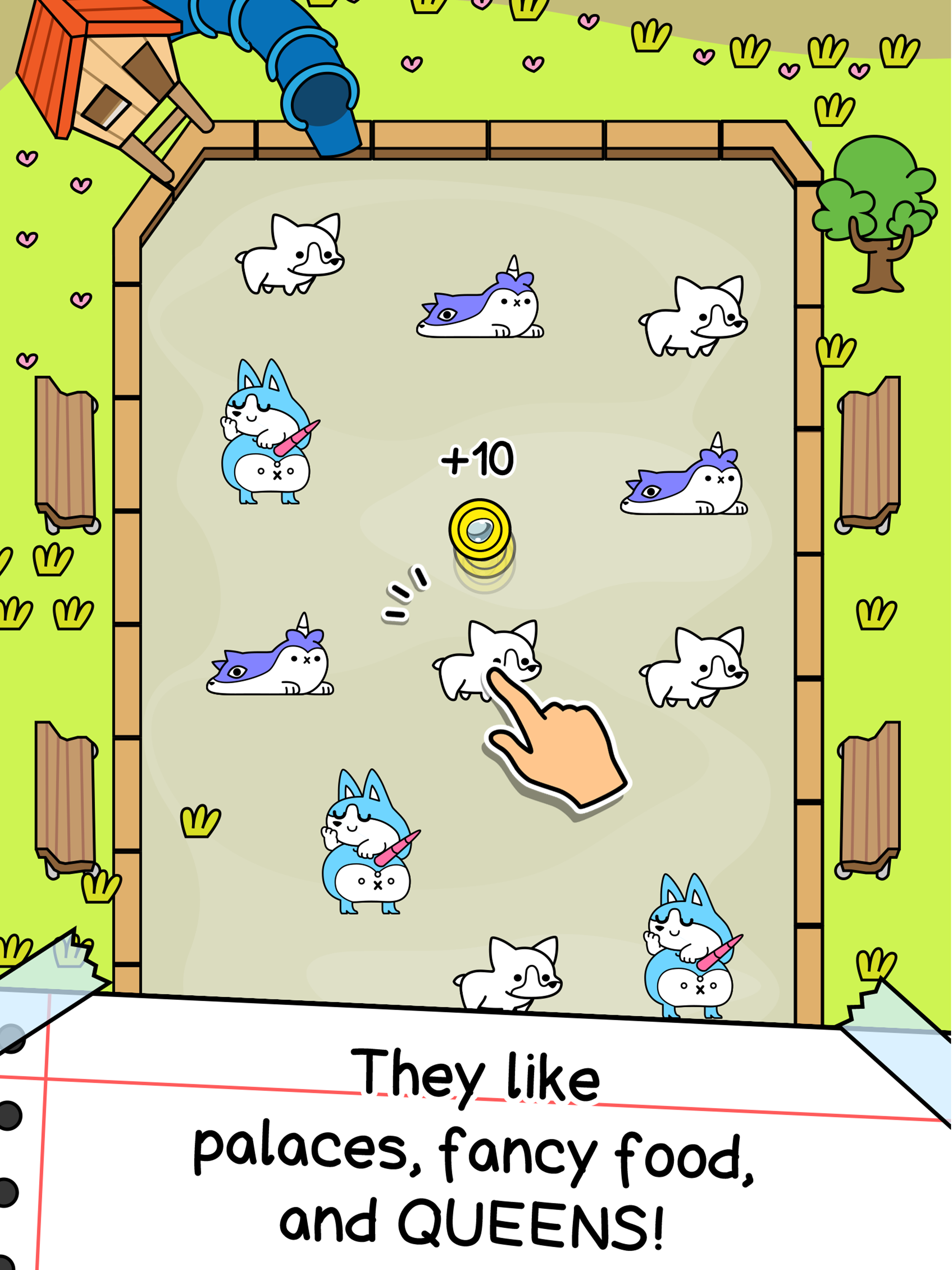 Cuplikan Layar Game Corgi Evolution: Shiba Dogs