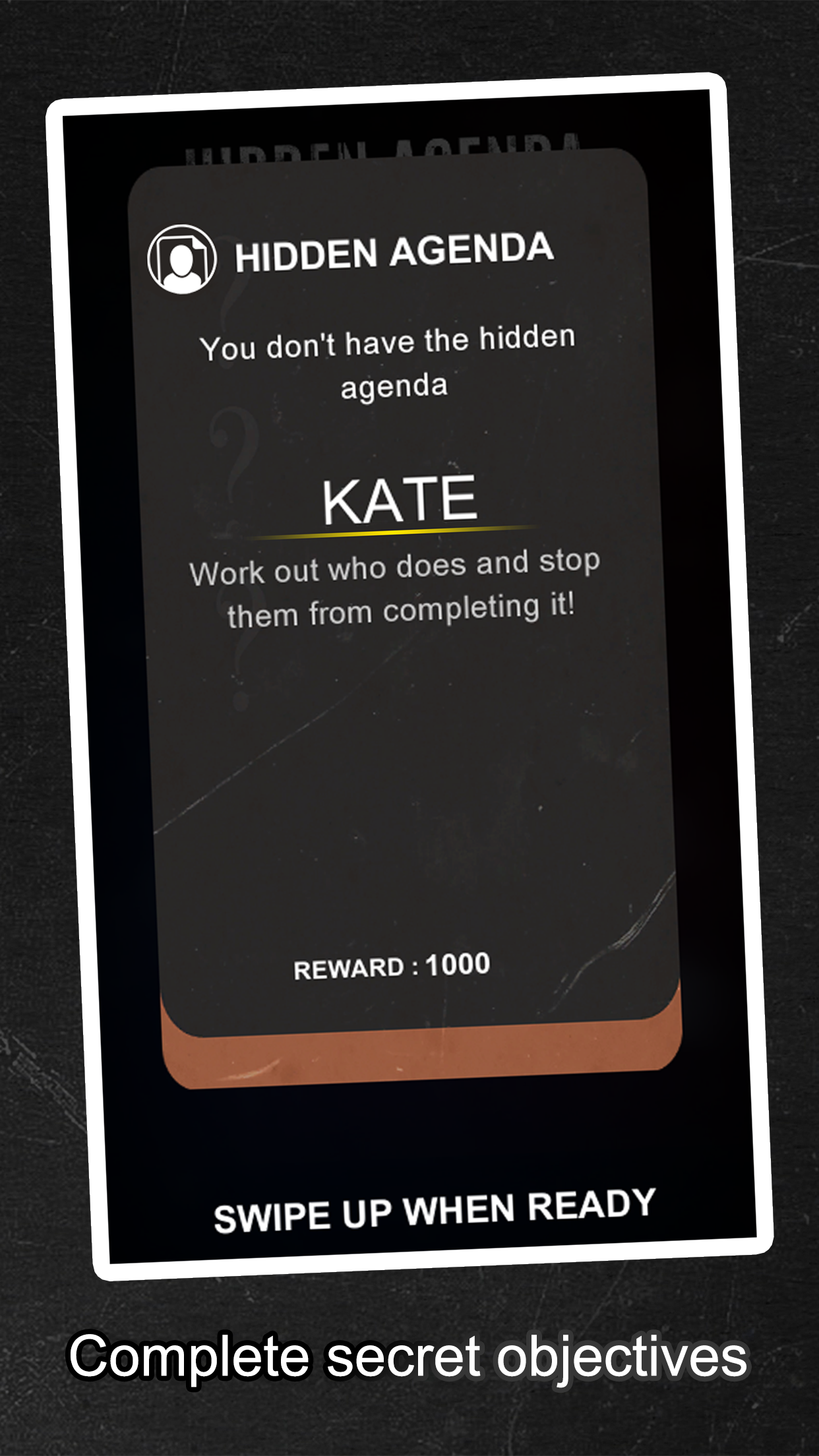 Hidden Agenda Game Screenshot