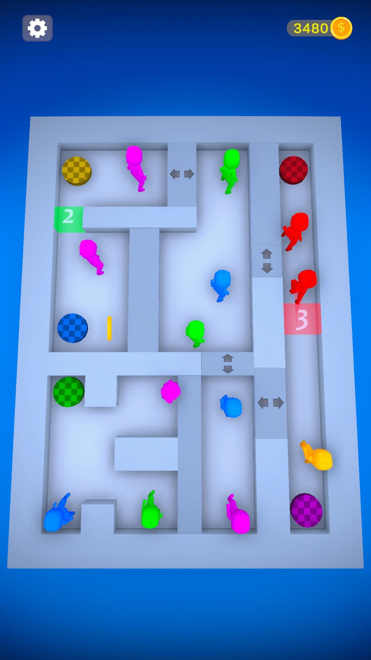 Screenshot of Crowds Maze Puzzle