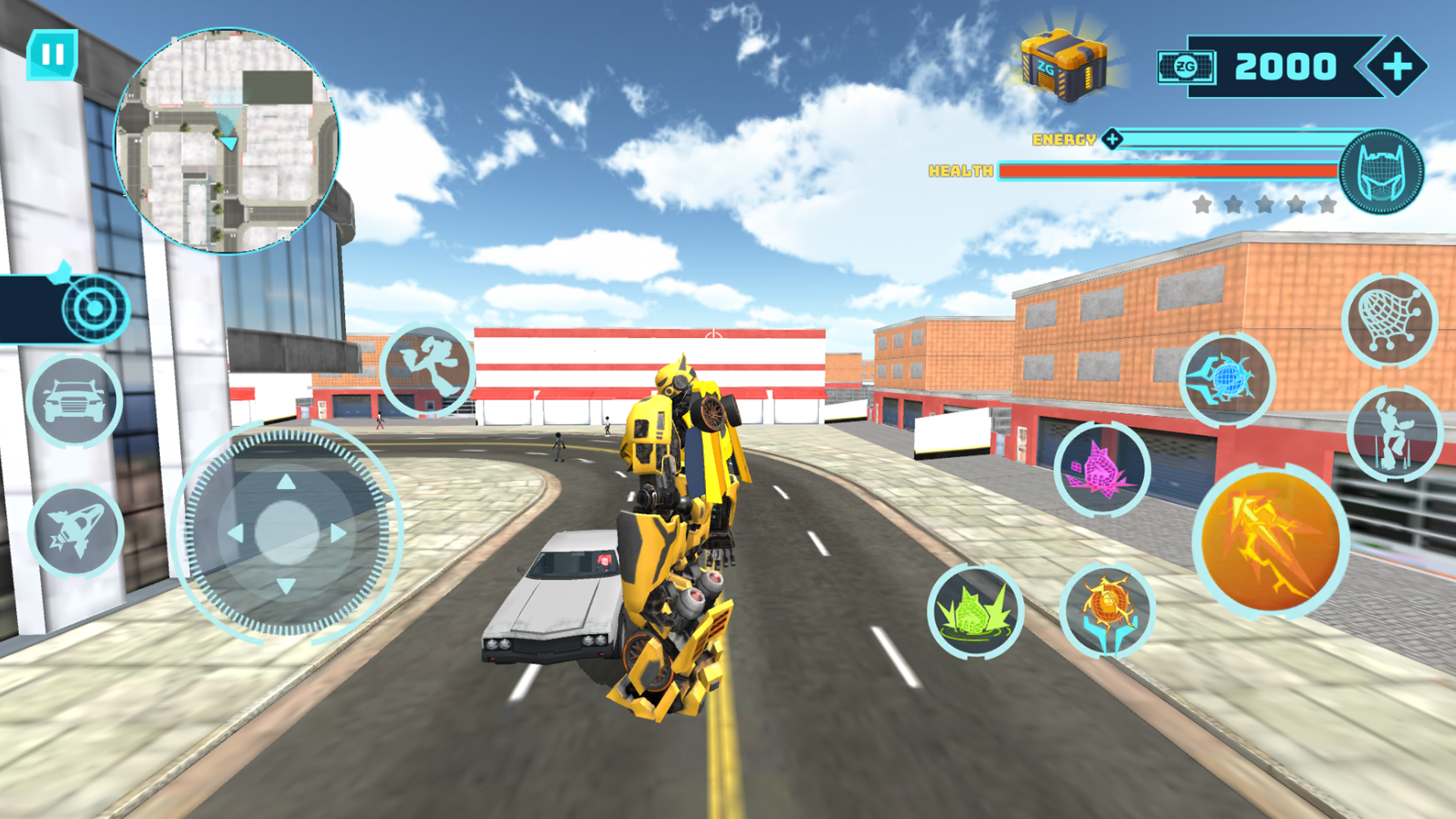 Screenshot of Robot War: Robot Transform