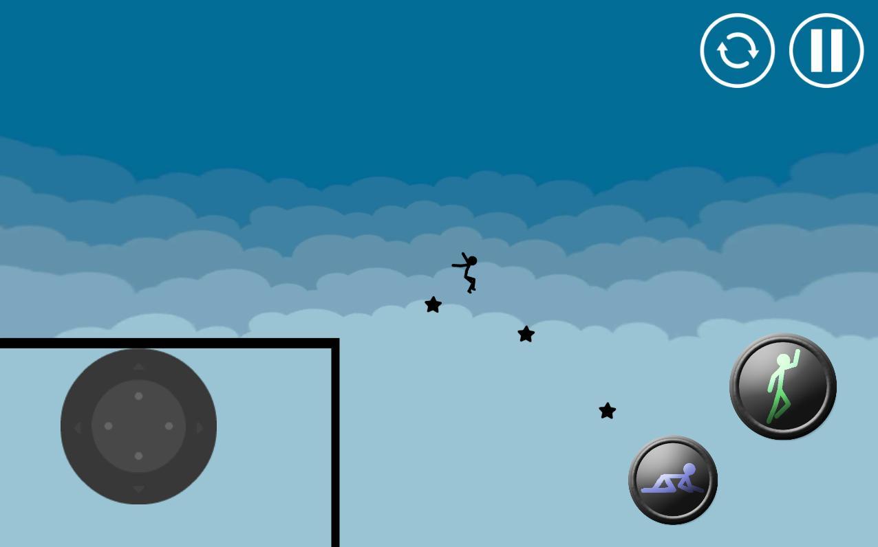 Stickman Parkour Platform: Epi Game Screenshot