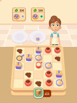 Merge Restaurant Tycoon Game Screenshot